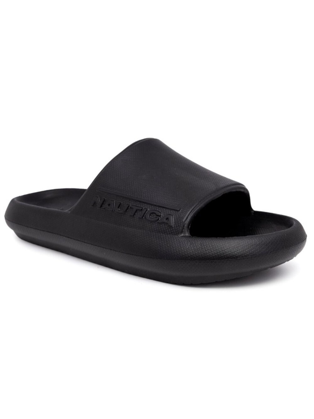 Nautica Men's Dacio Open Toe Pool Slides Black Size 10 M
